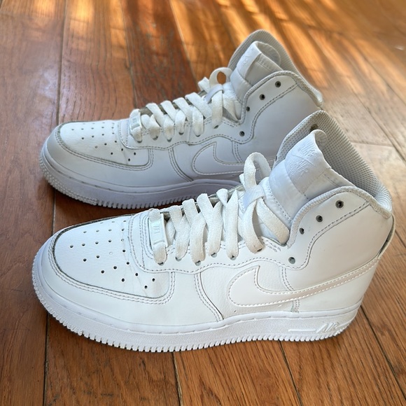 Nike Air Force white 3.5Y - Picture 2 of 10